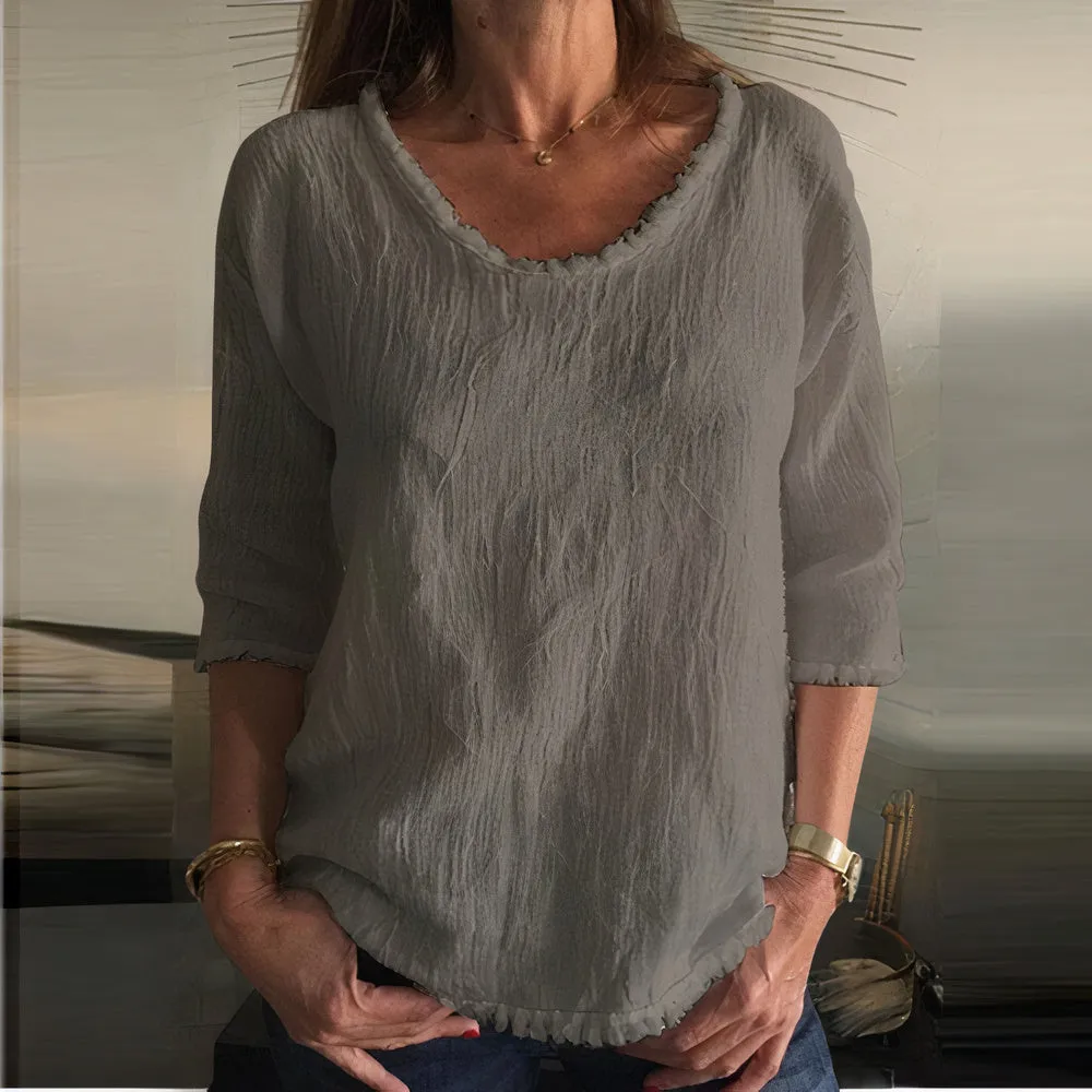 Flor® | Casual Linen Top