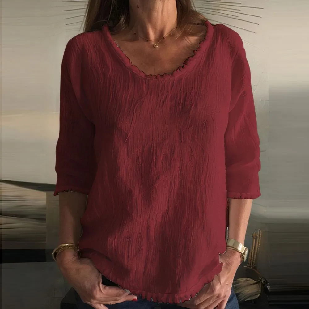 Flor® | Casual Linen Top