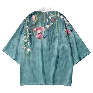 Flower Ocean Yukata Top