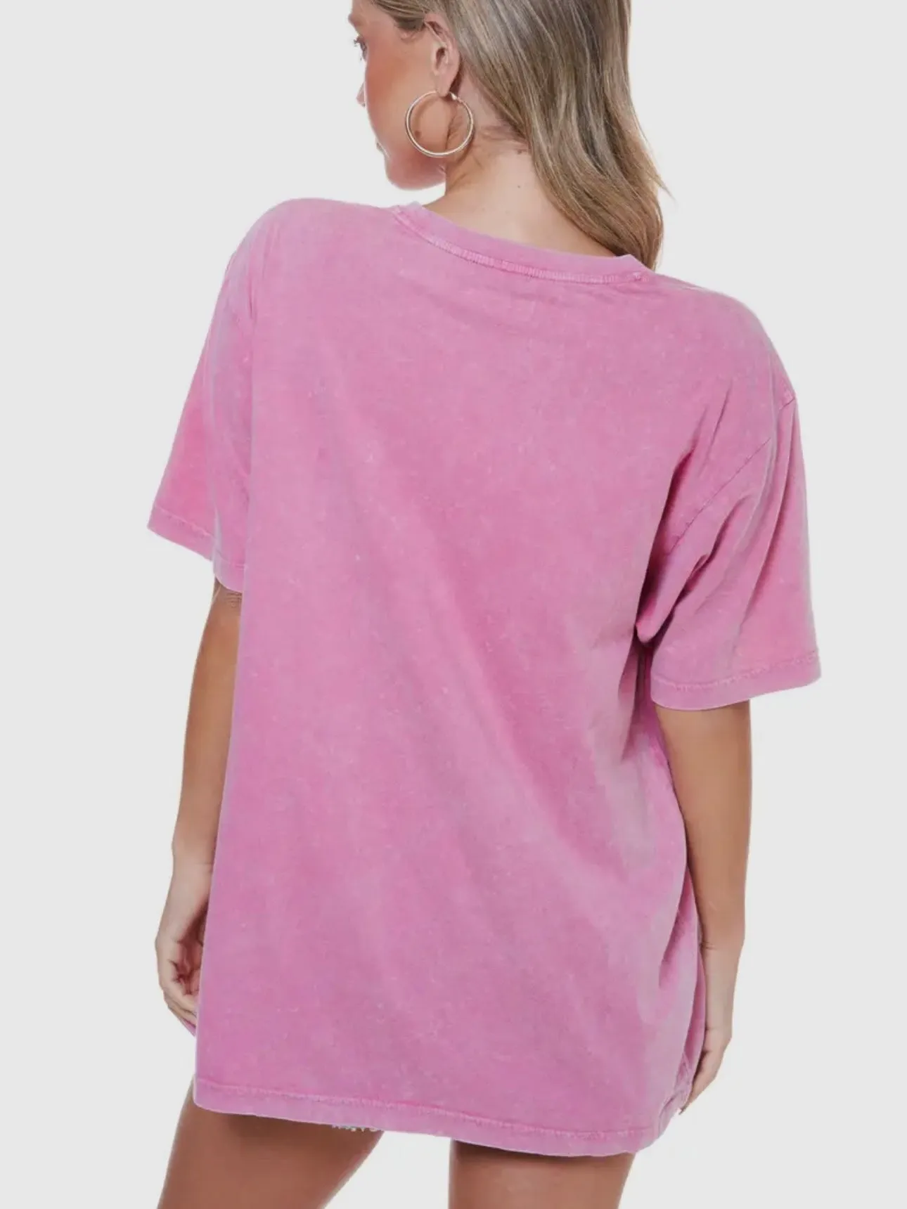 Free Bird Tee: Mineral Pink