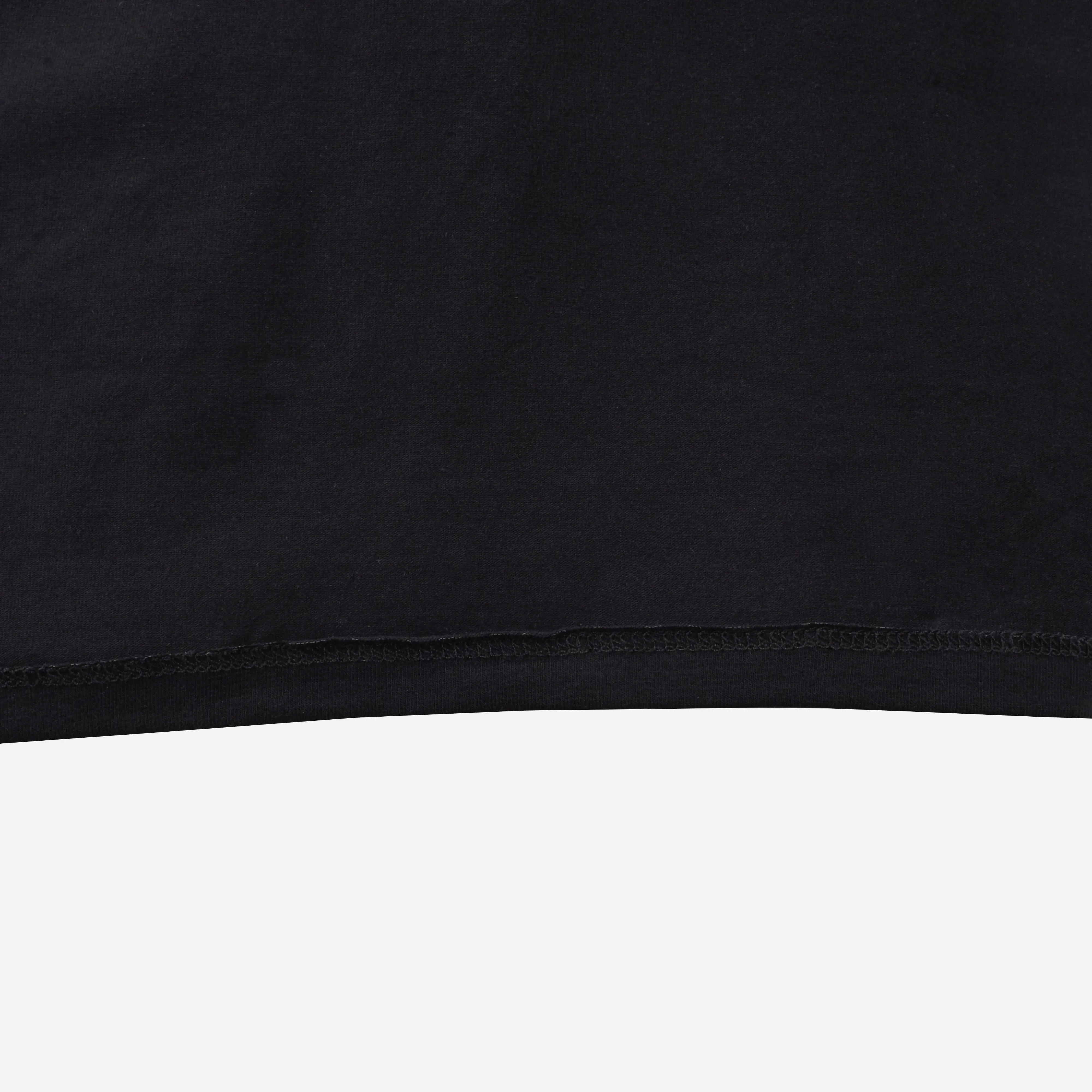 Girls Tee Black T-shirt Crew Neck Soft Layering Basic Cotton Casual Size 4-10 Years