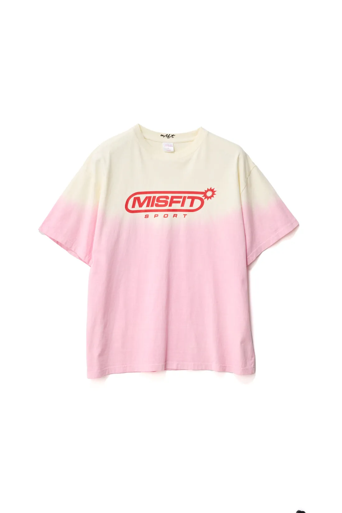 GLORY SPORT OS TEE - PINK TIE DYE