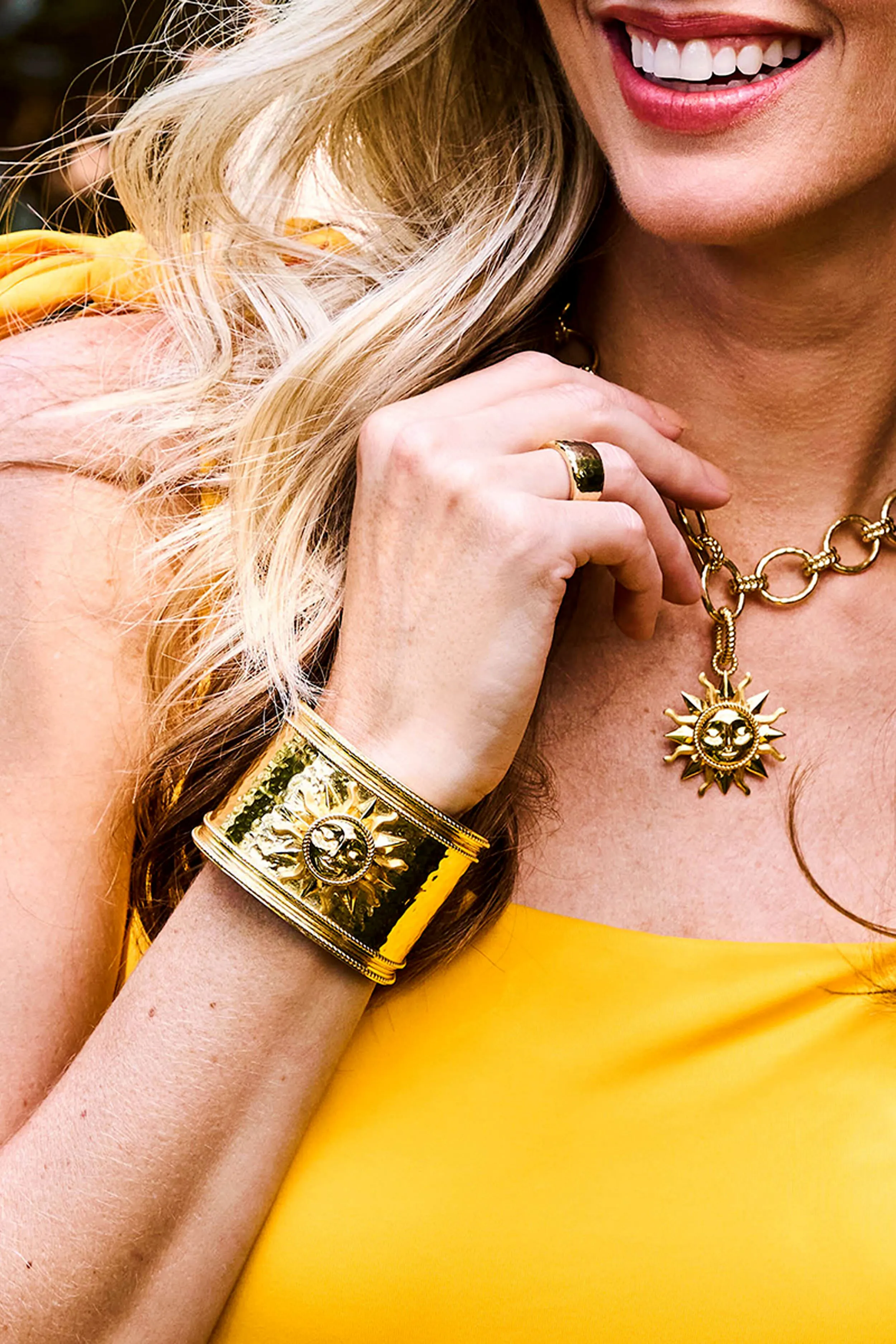 Gold Soleil Cuff