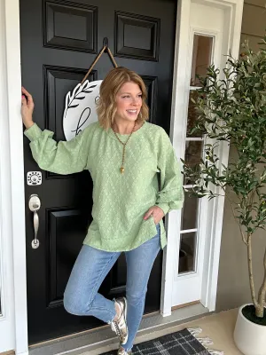 Good Vibrations Top | Lt. Lime