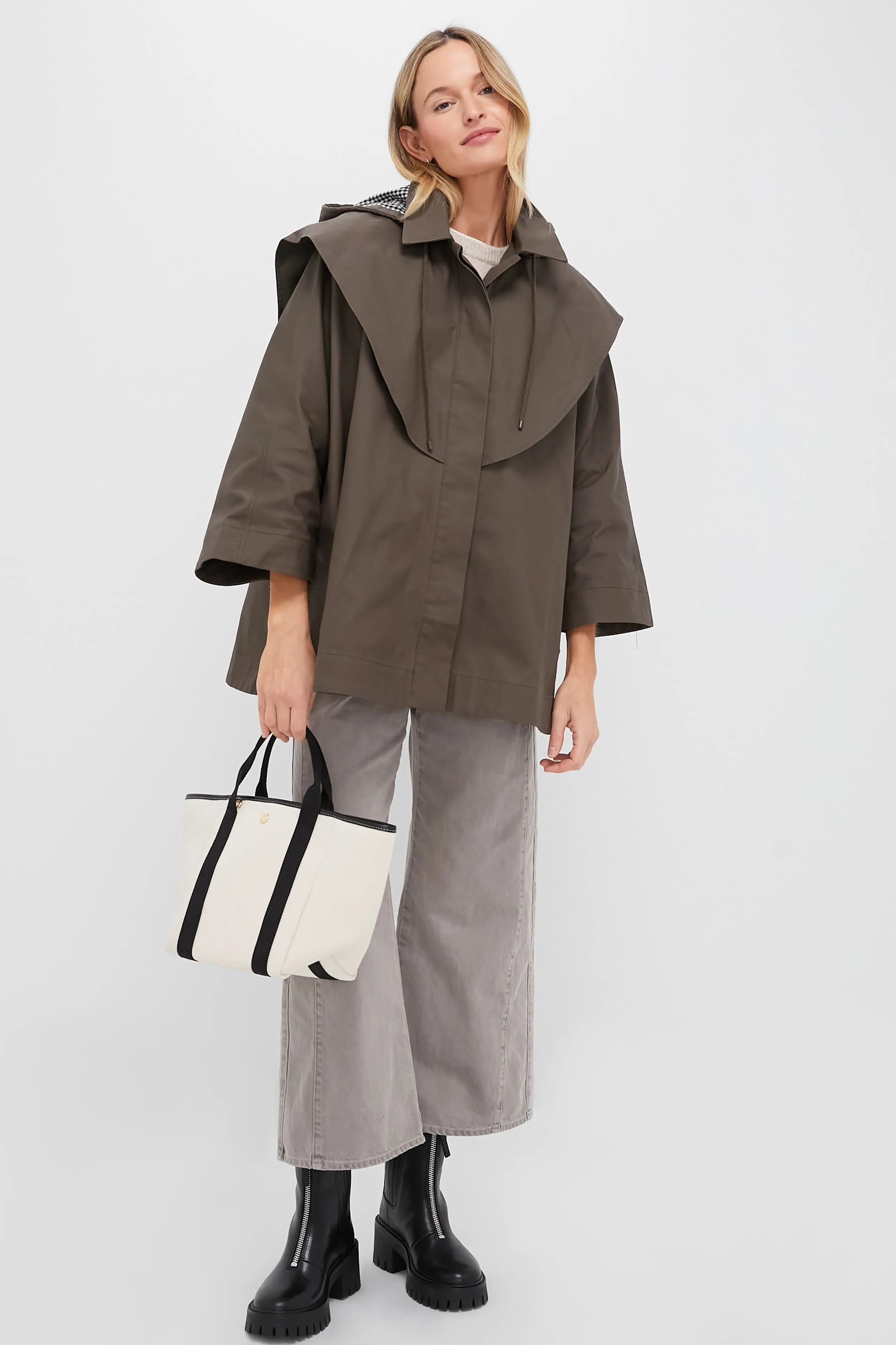 Graphite Taylor Cropped High Rise Wide