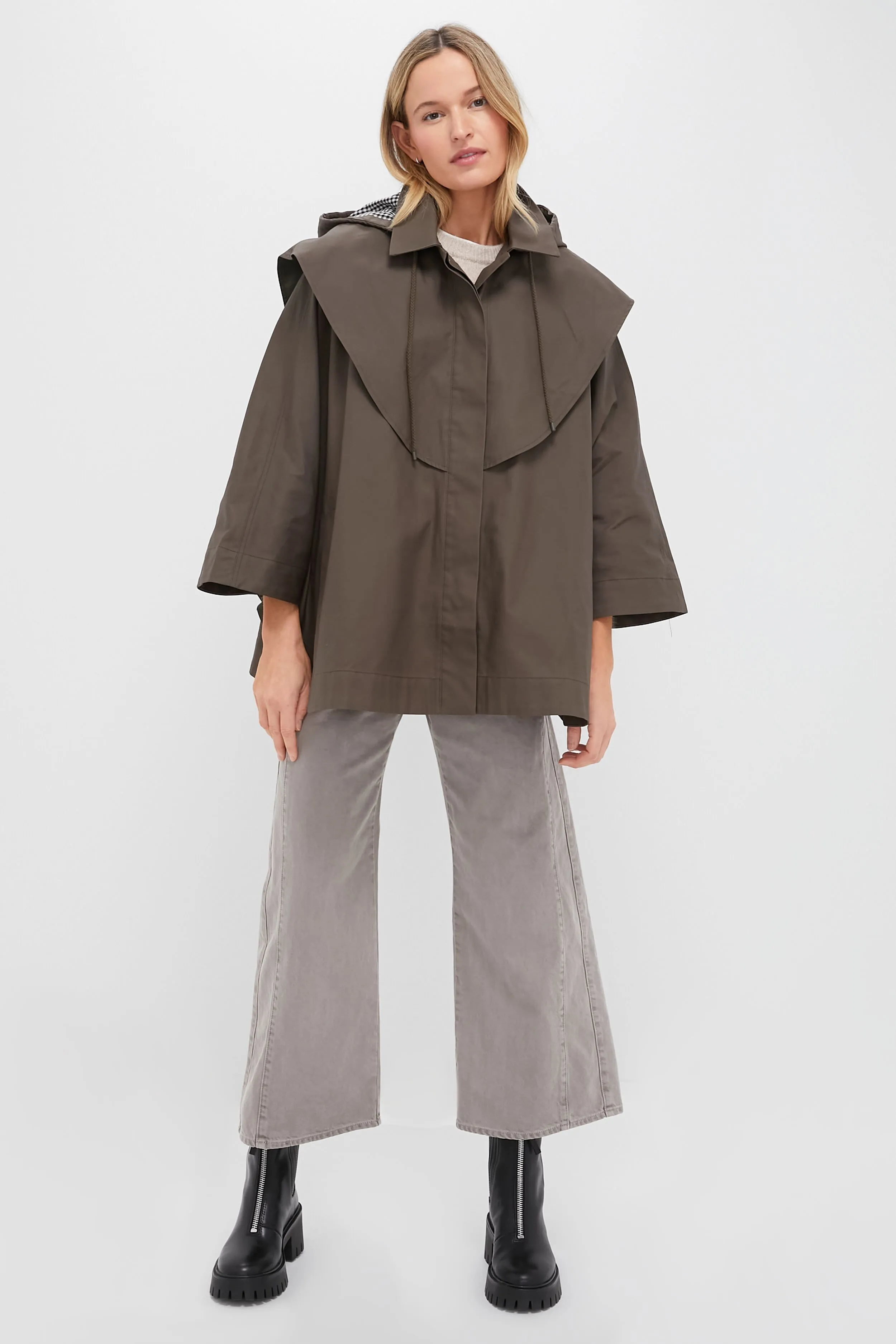Graphite Taylor Cropped High Rise Wide