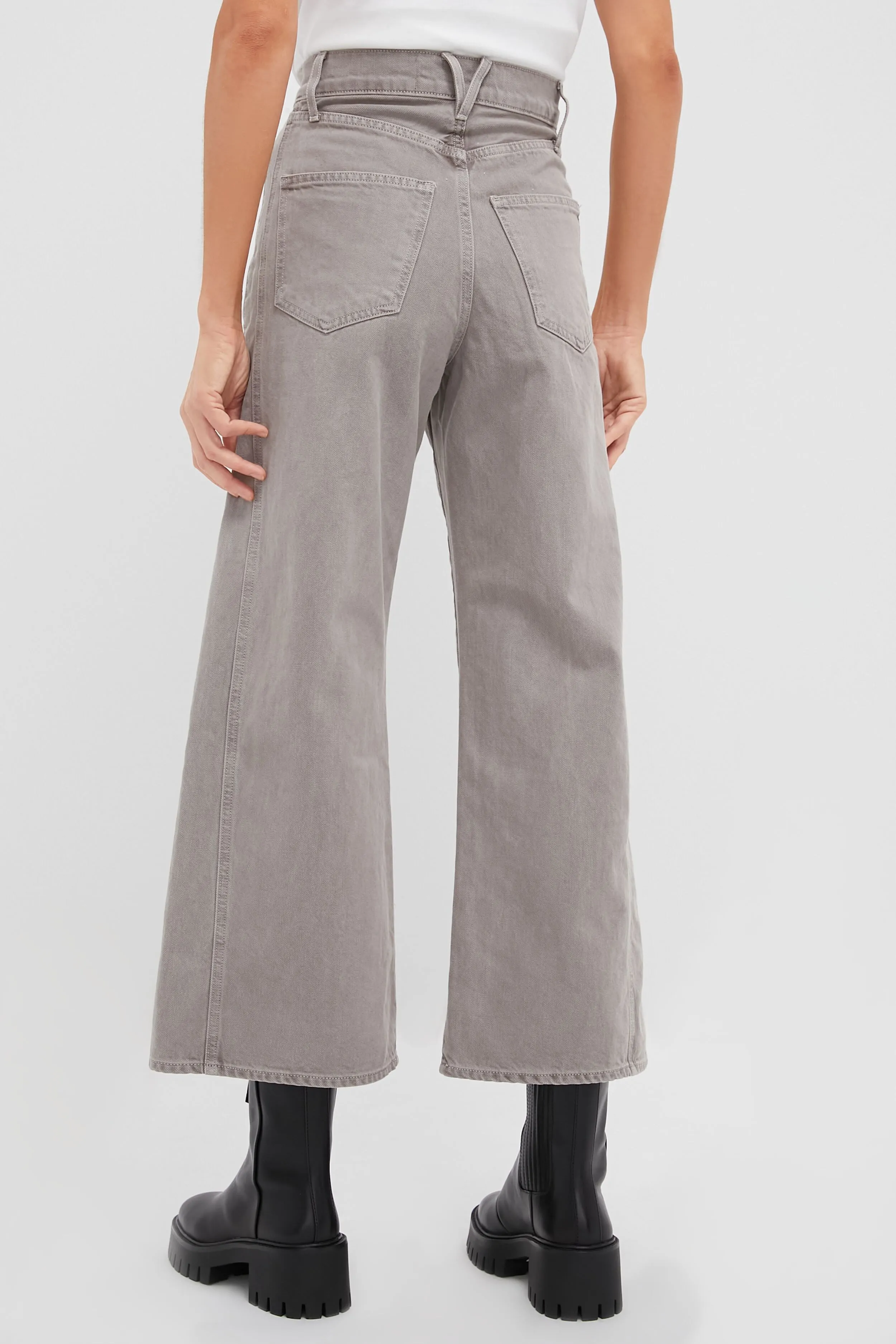 Graphite Taylor Cropped High Rise Wide