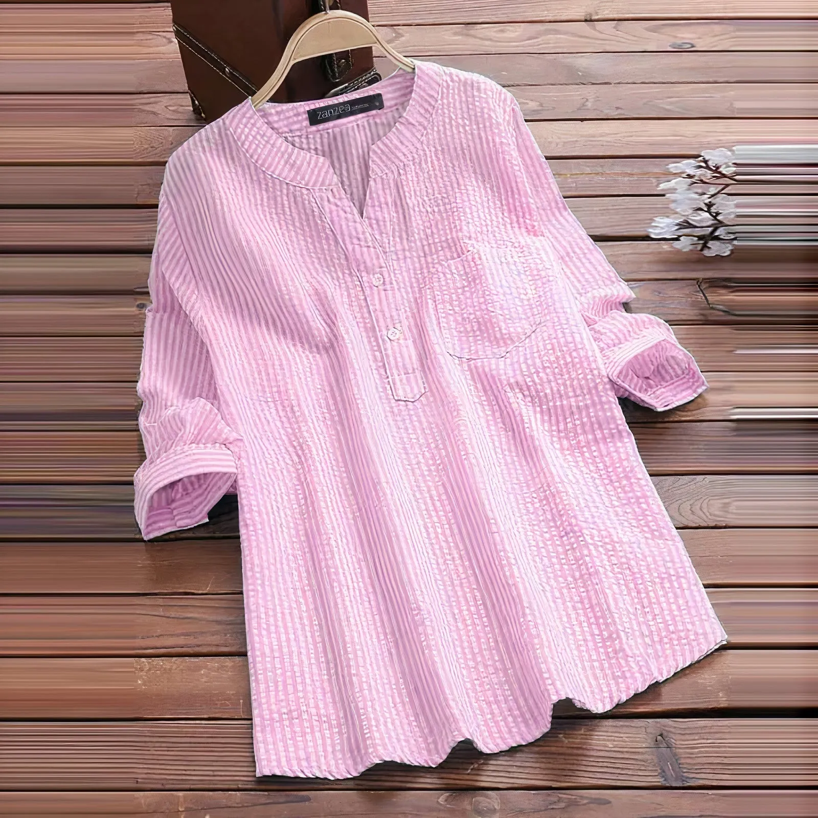Hana® | Casual And Elegant Cotton Blouse