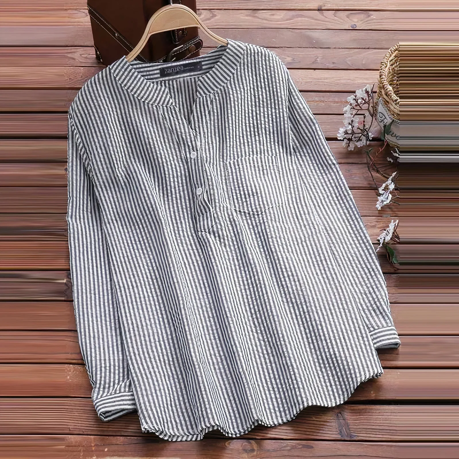 Hana® | Casual And Elegant Cotton Blouse