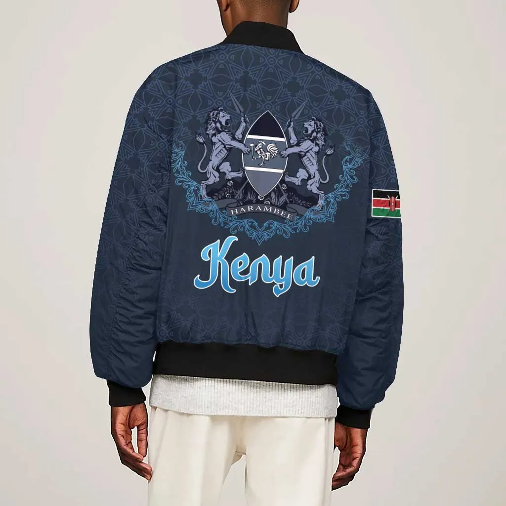 Happy Eid Al-Adha Bomber Jacket Kenya Mubarak LT15