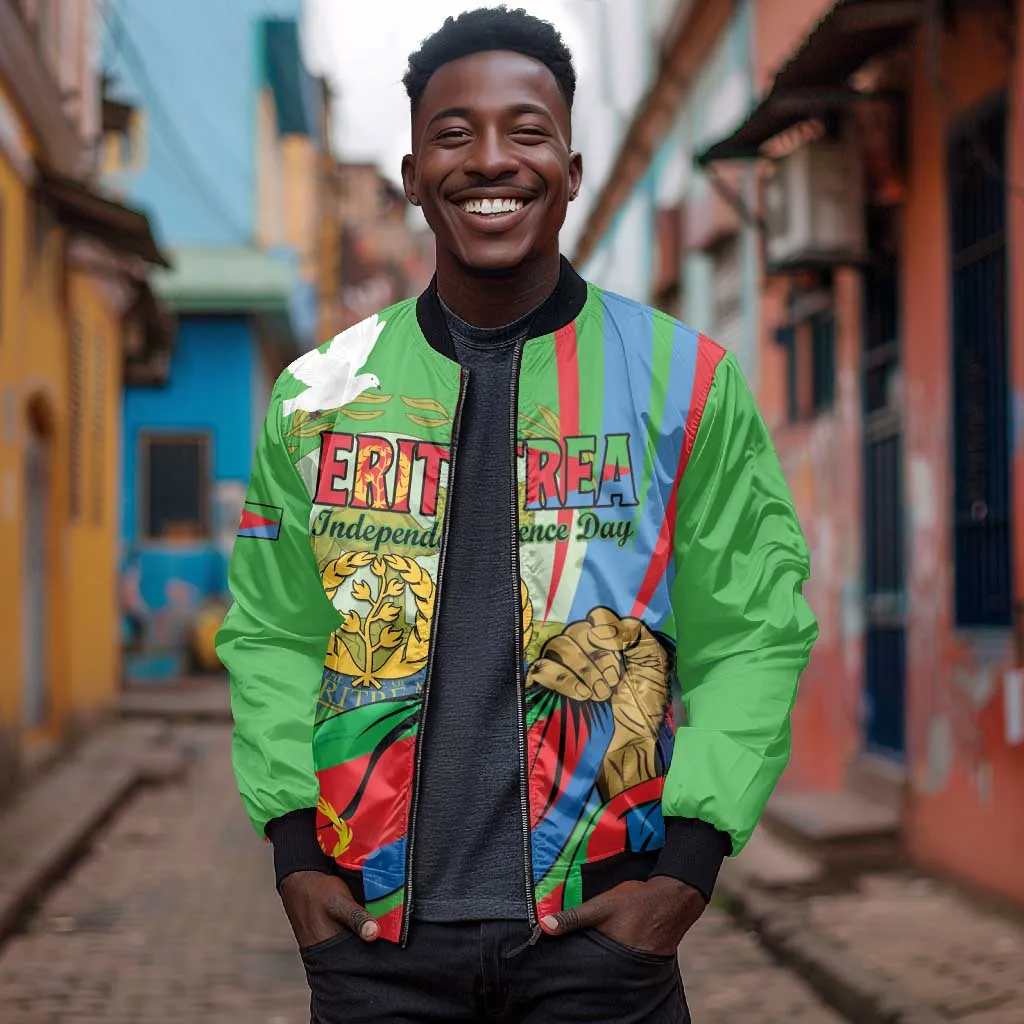 Happy Eritrea Independence Day Bomber Jacket 34th Anniversary LT15