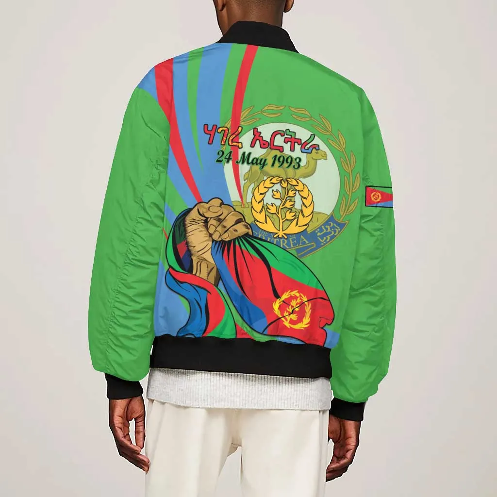 Happy Eritrea Independence Day Bomber Jacket 34th Anniversary LT15