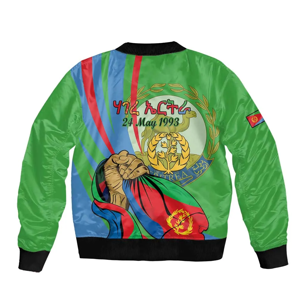 Happy Eritrea Independence Day Bomber Jacket 34th Anniversary LT15