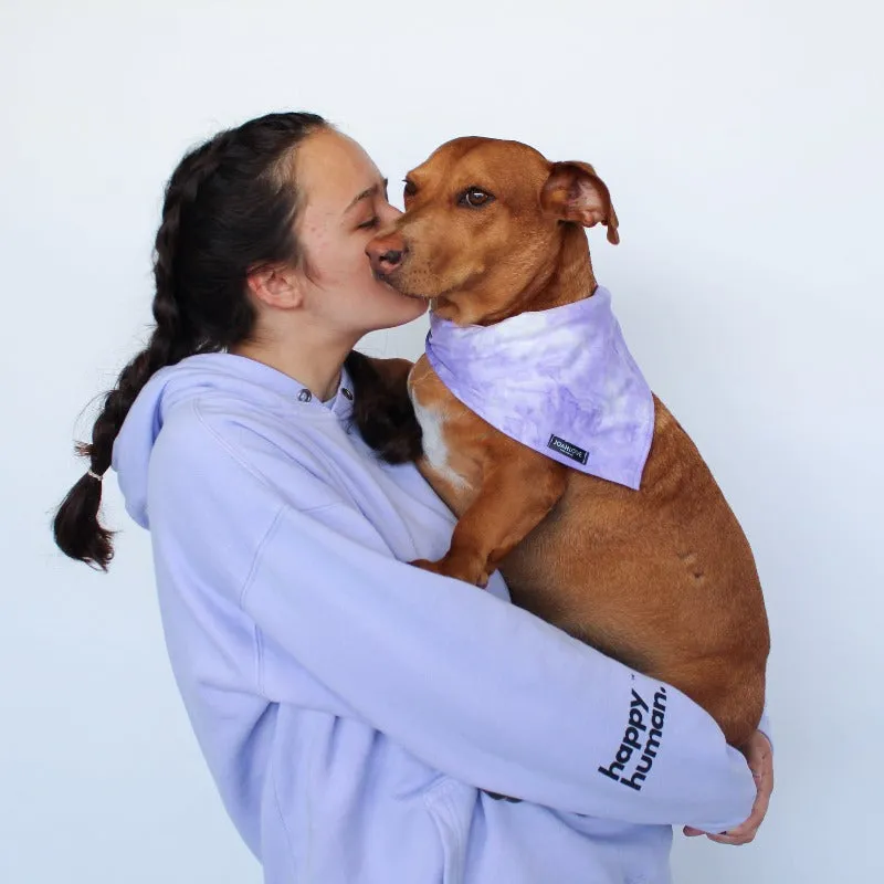 Happy Human Hoodie | Lilac | Adult