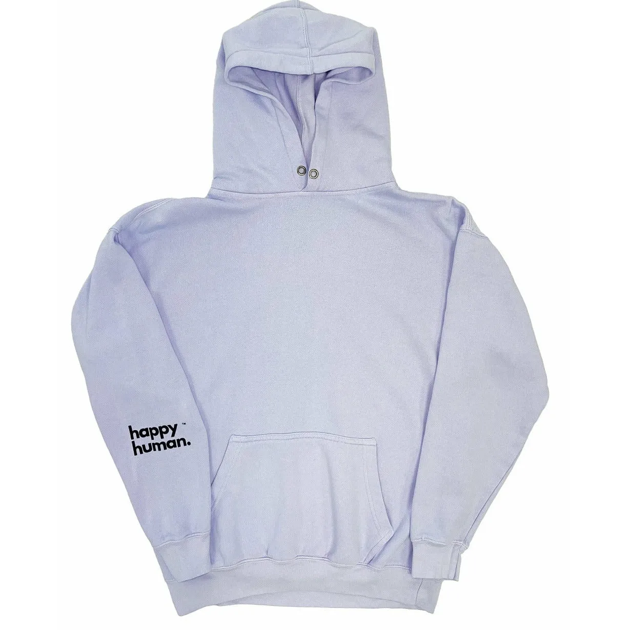 Happy Human Hoodie | Lilac | Adult