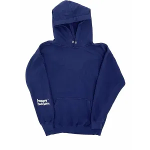 Happy Human Hoodie | Navy | Adult