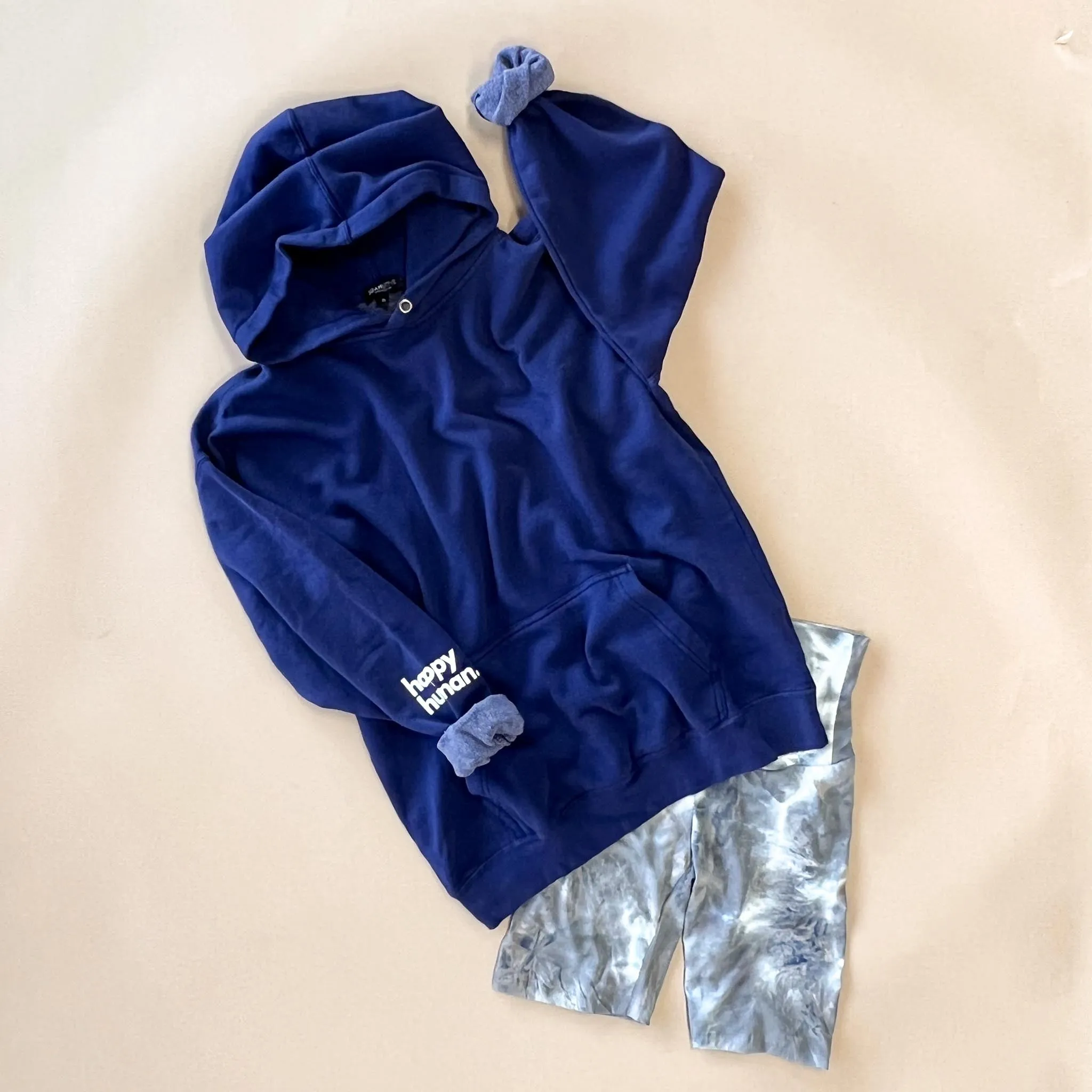 Happy Human Hoodie | Navy | Adult