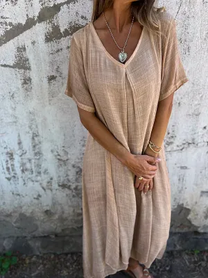 Helena® | V-Neck Maxi Dress