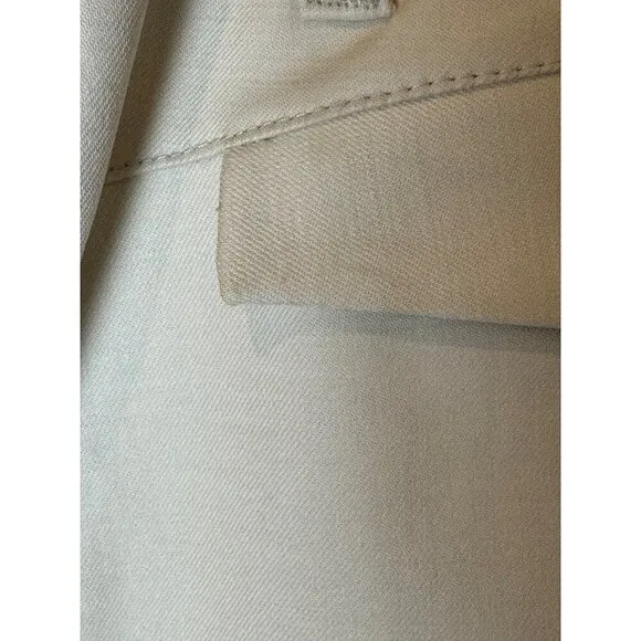 Helmut Lang Skirt Women 2 Beige Natural Textured Twill Pencil Skirt Careercore
