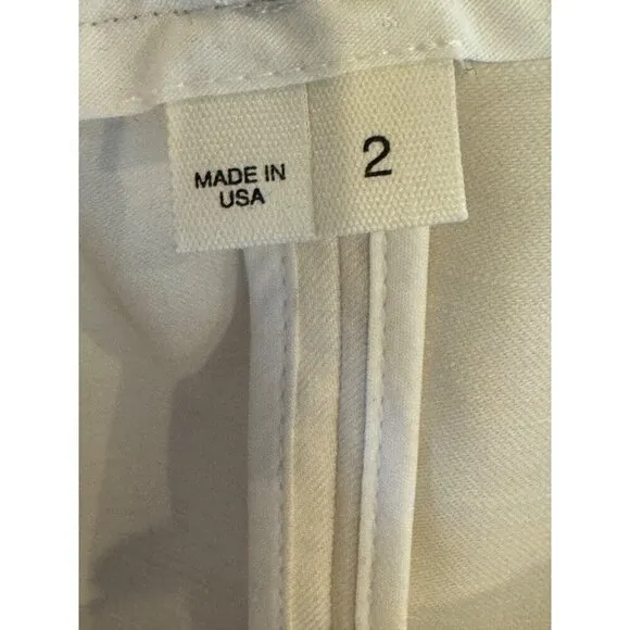 Helmut Lang Skirt Women 2 Beige Natural Textured Twill Pencil Skirt Careercore