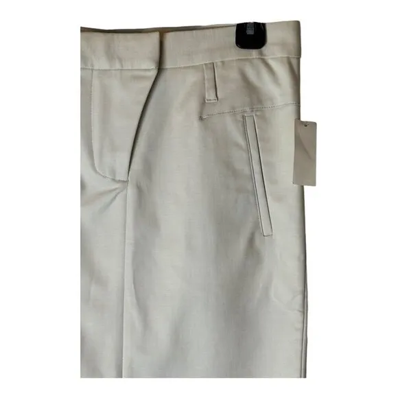 Helmut Lang Skirt Women 2 Beige Natural Textured Twill Pencil Skirt Careercore