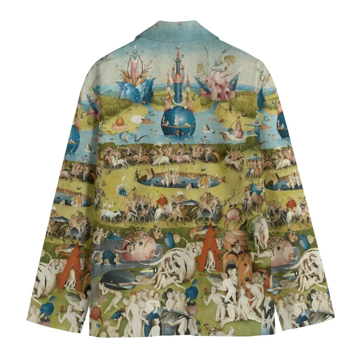 Hieronymus Bosch The Garden of Earthly Delights Men's Cotton Blazer