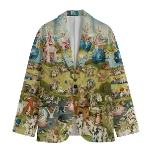Hieronymus Bosch The Garden of Earthly Delights Men's Cotton Blazer