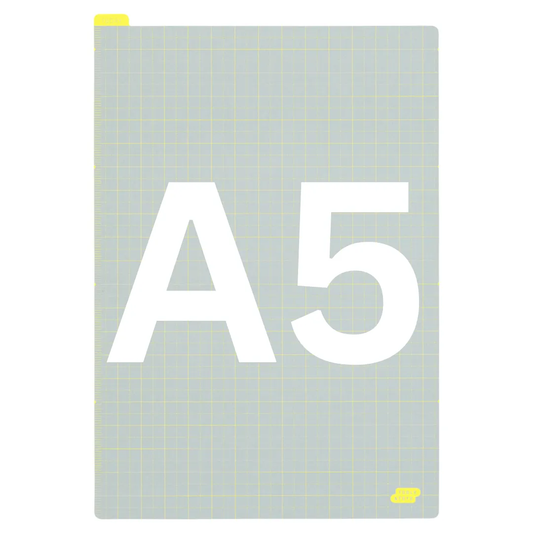 [Hobonichi Pencil Board] Ice Gray x Yellow (3 sizes)