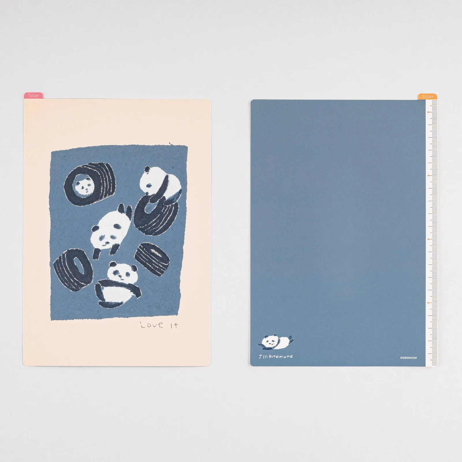 [Hobonichi Pencil Board] Jin Kitamura Love it Panda (A5)