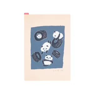 [Hobonichi Pencil Board] Jin Kitamura Love it Panda (A5)
