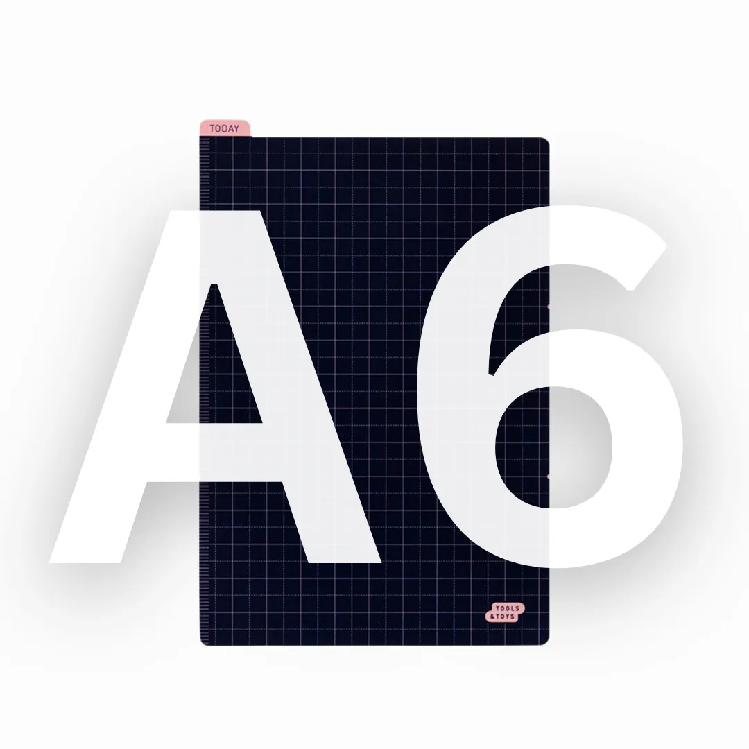 [Hobonichi Pencil Board] Navy x Pink (3 sizes)
