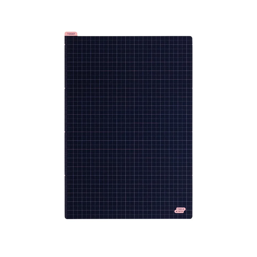 [Hobonichi Pencil Board] Navy x Pink (3 sizes)