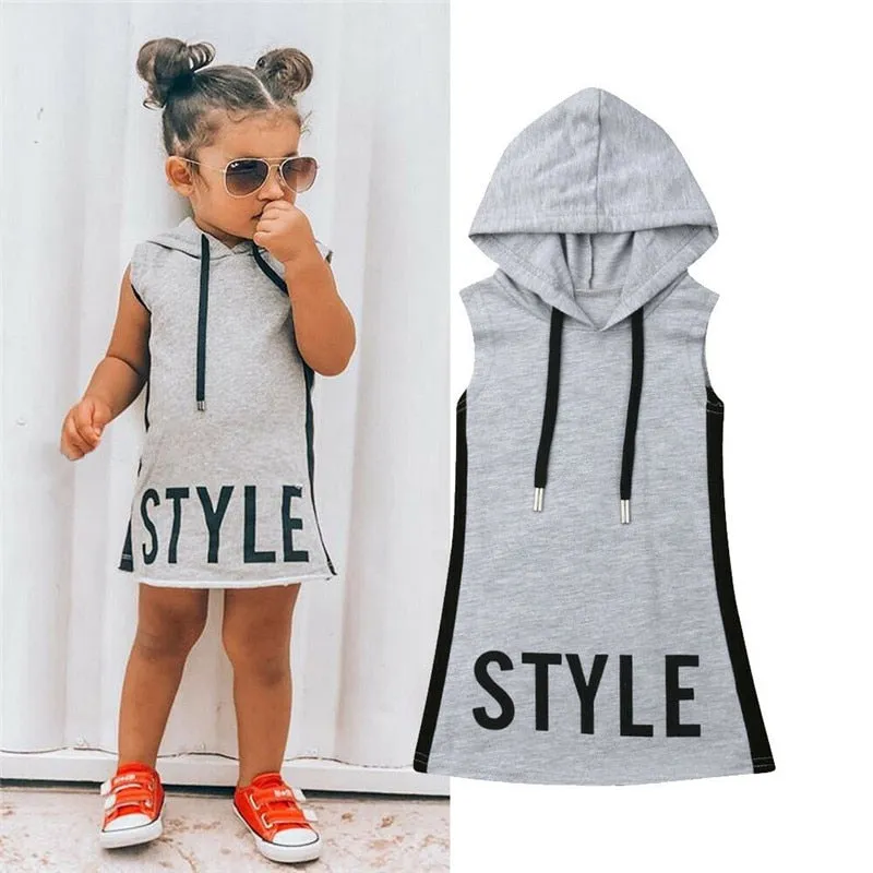 Hooded Dress For Girls Dresses