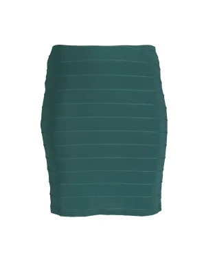 IDA SKIRT - Dark bottle green