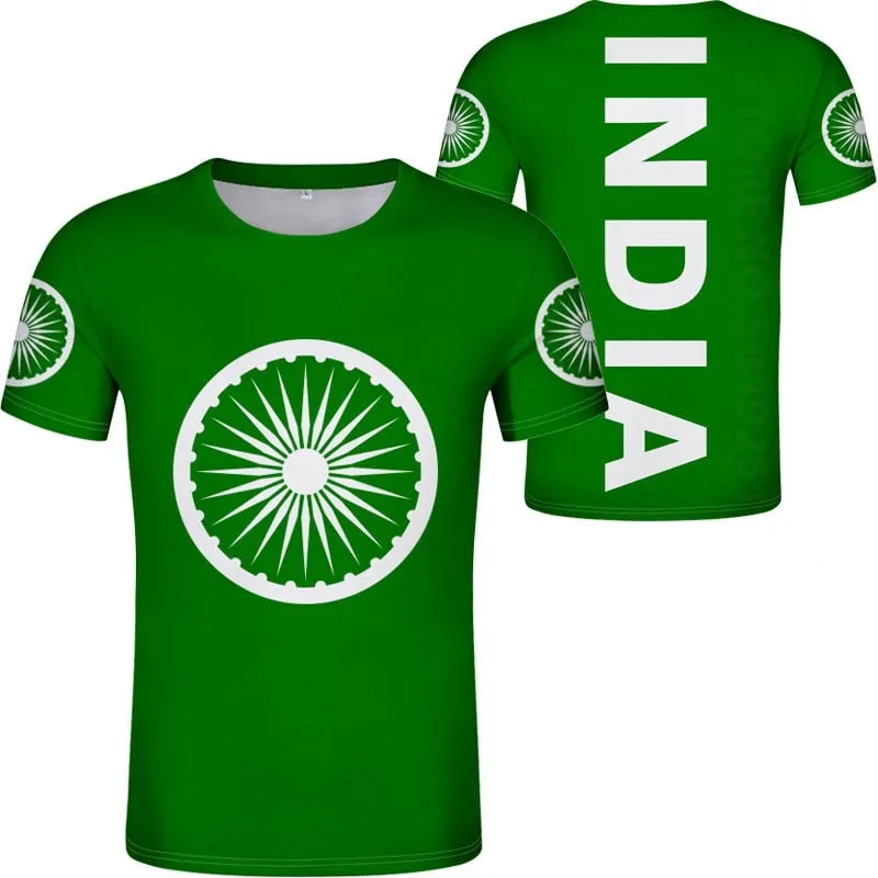 India Flag 3D Print Oversized T Shirt