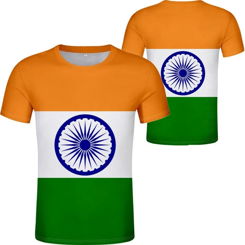 India Flag 3D Print Oversized T Shirt