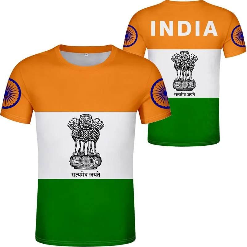 India Flag 3D Print Oversized T Shirt
