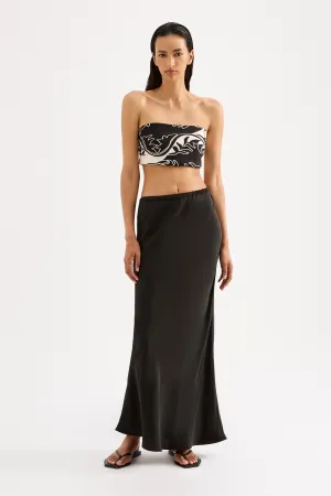 INES CUPRO SKIRT
