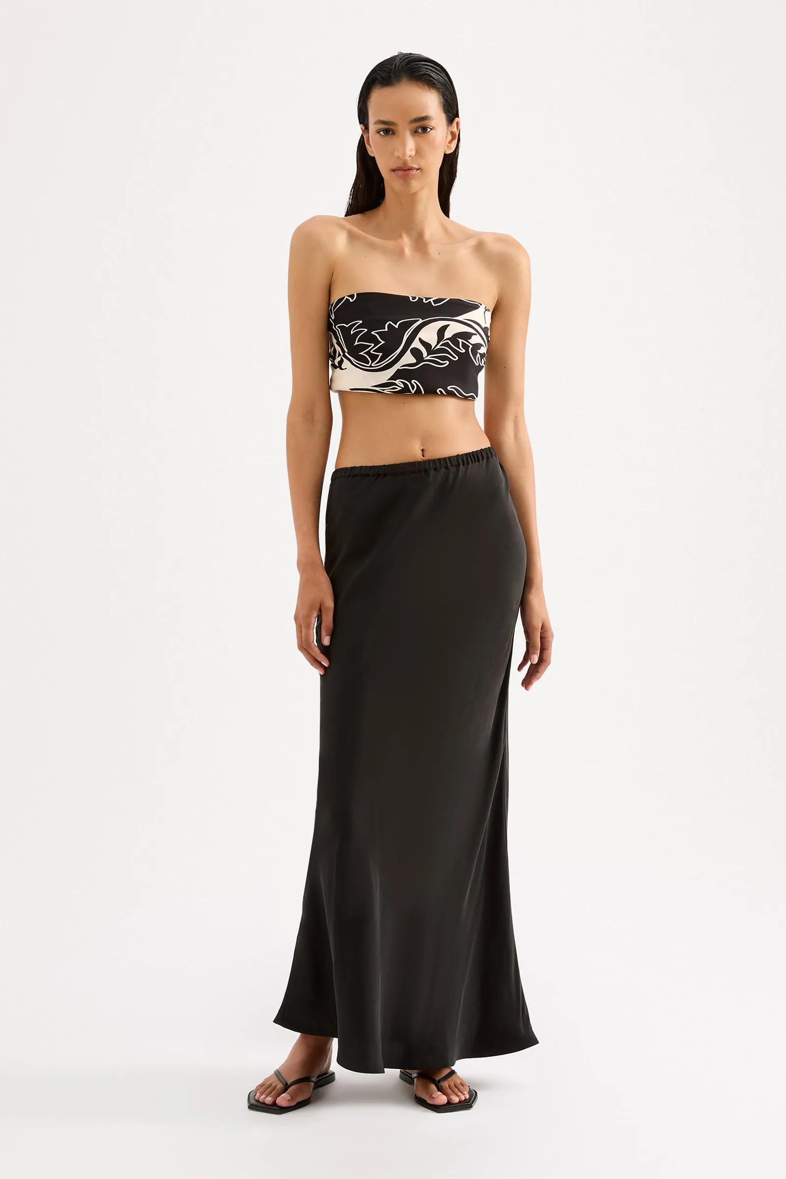 INES CUPRO SKIRT