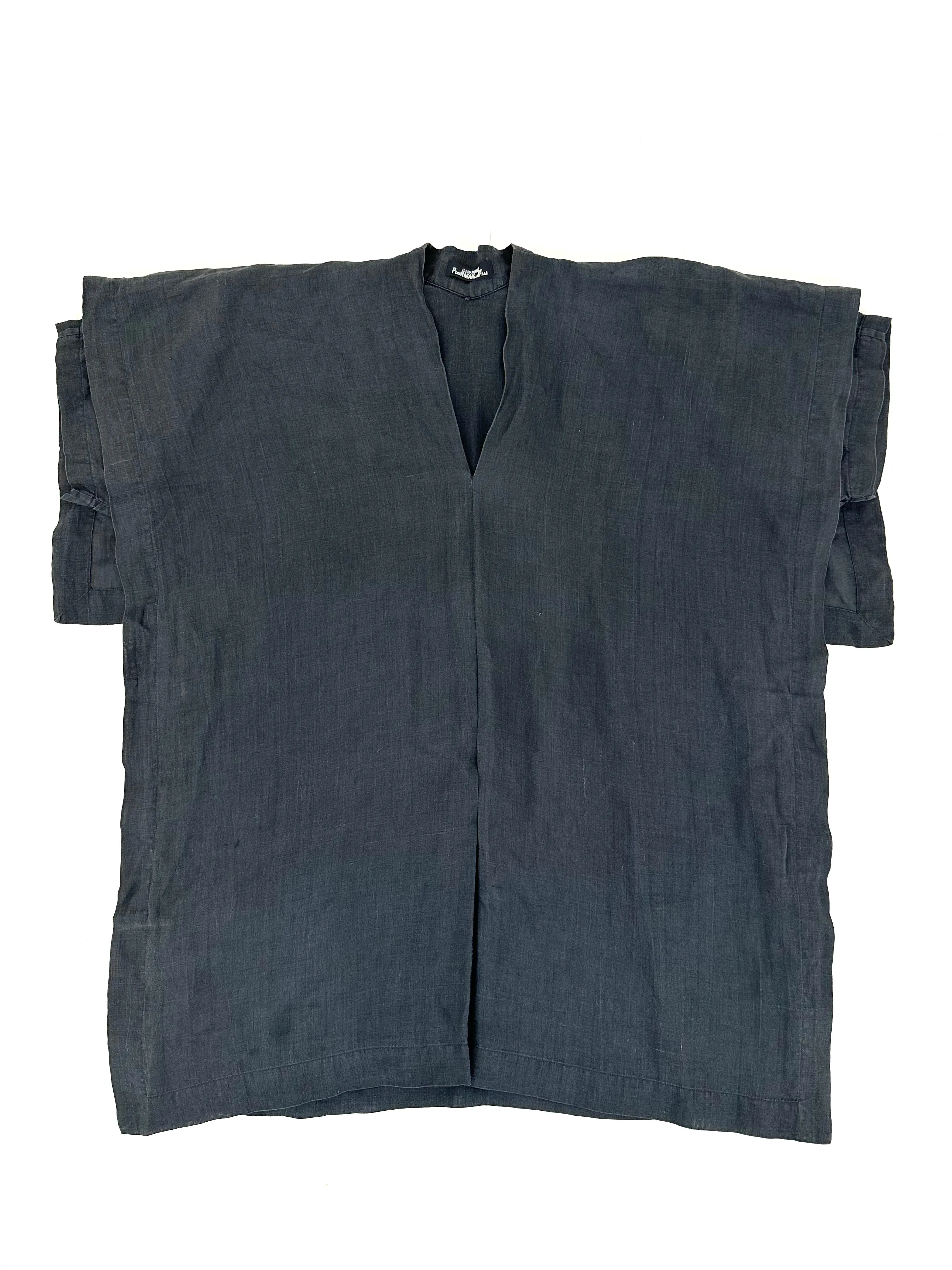 Issey Miyake Permanente Linen Layered Top