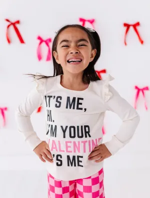 It’s Me, Valentine | Cream Ruffle Long Sleeve