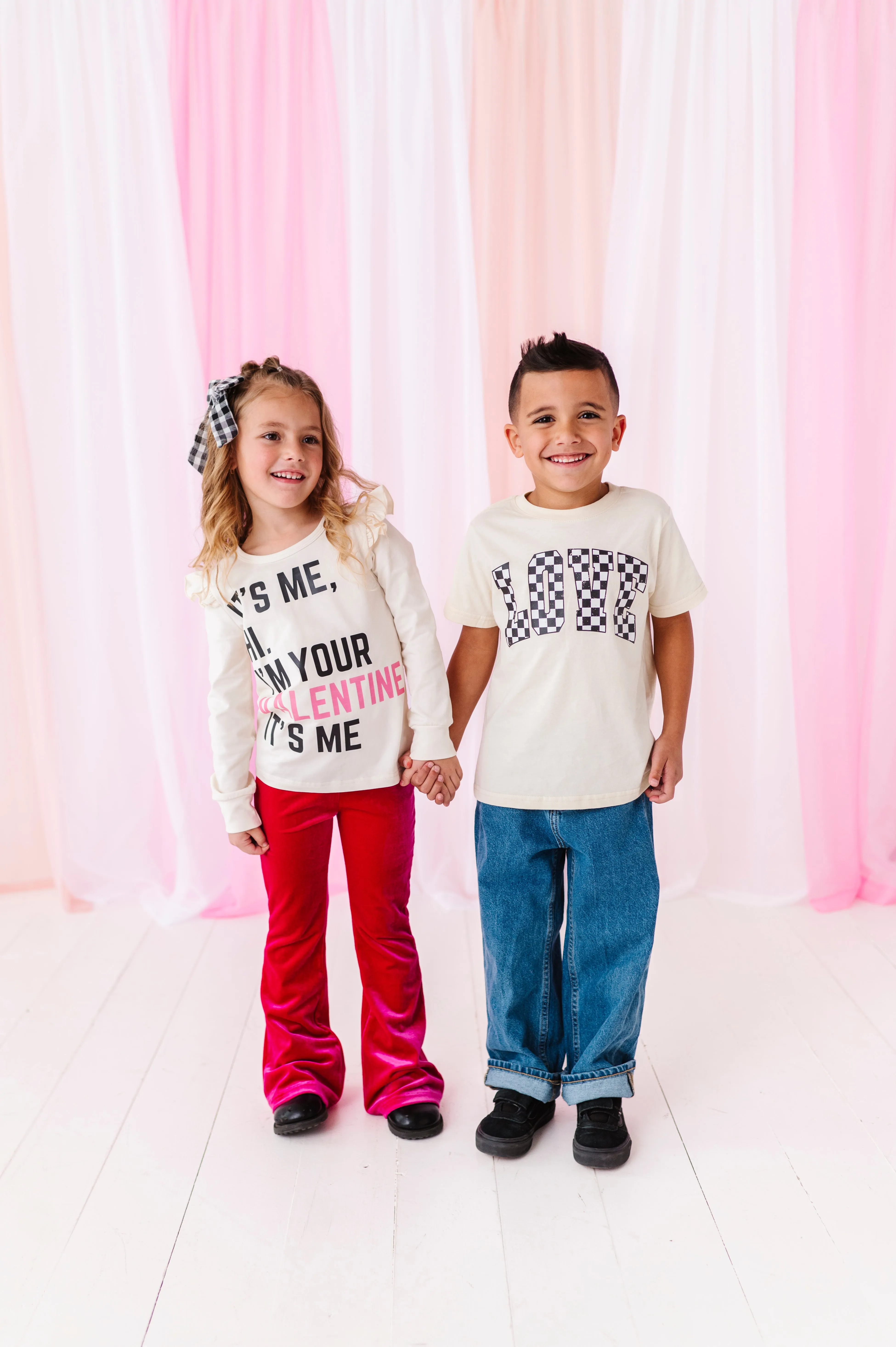 It’s Me, Valentine | Cream Ruffle Long Sleeve
