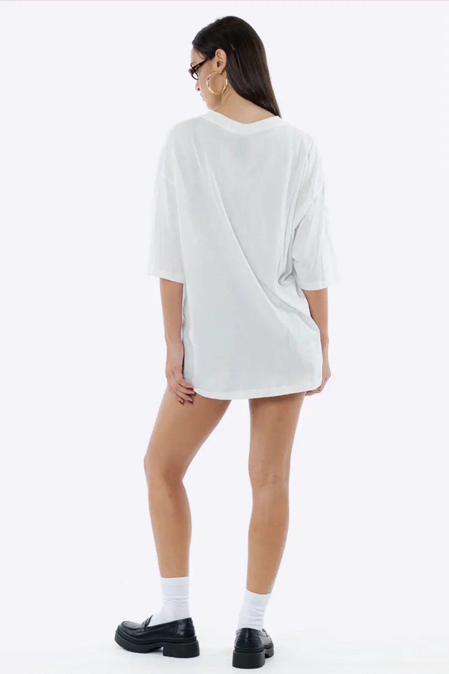 JAGGER & STONE TIGER LEAGUE OVERSIZED TEE - GREY