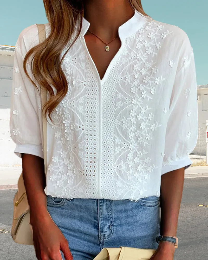 Janeth® | V-neck blouse