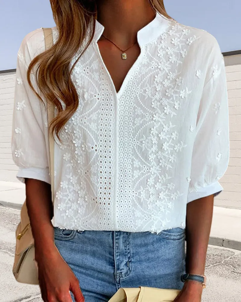 Janeth® | V-neck blouse