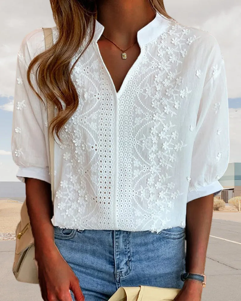 Janeth® | V-neck blouse