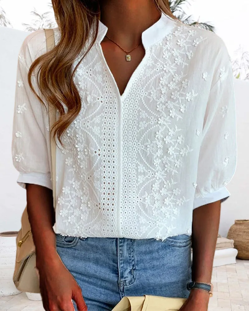 Janeth® | V-neck blouse