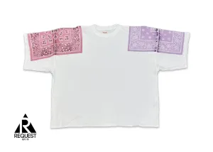 Jersey Bandana Oversized Tee "Pink/Purple"