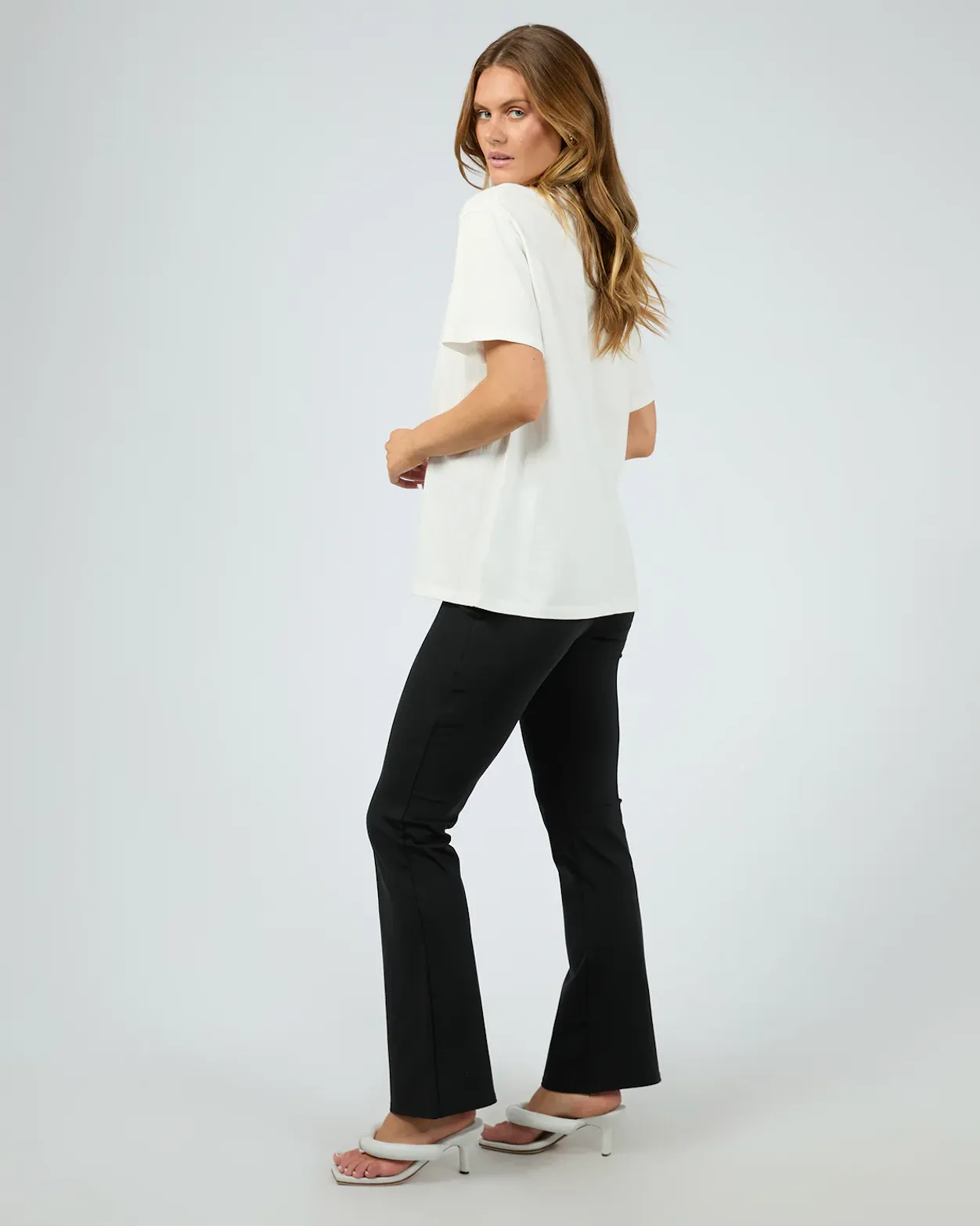 JORGE Script Tee - White