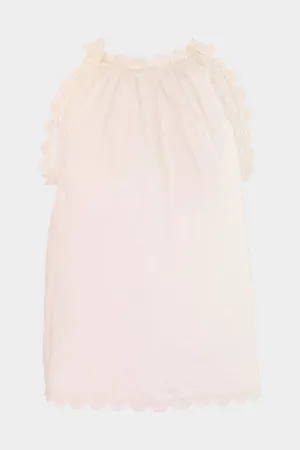 June Sleeveless Top in Ivory